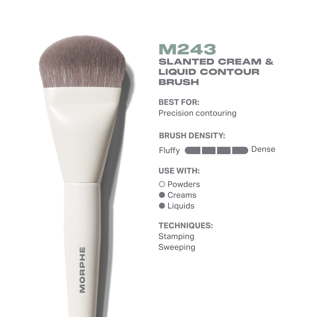 Morphe M243 Slanted Cream & Liquid Contour Brush