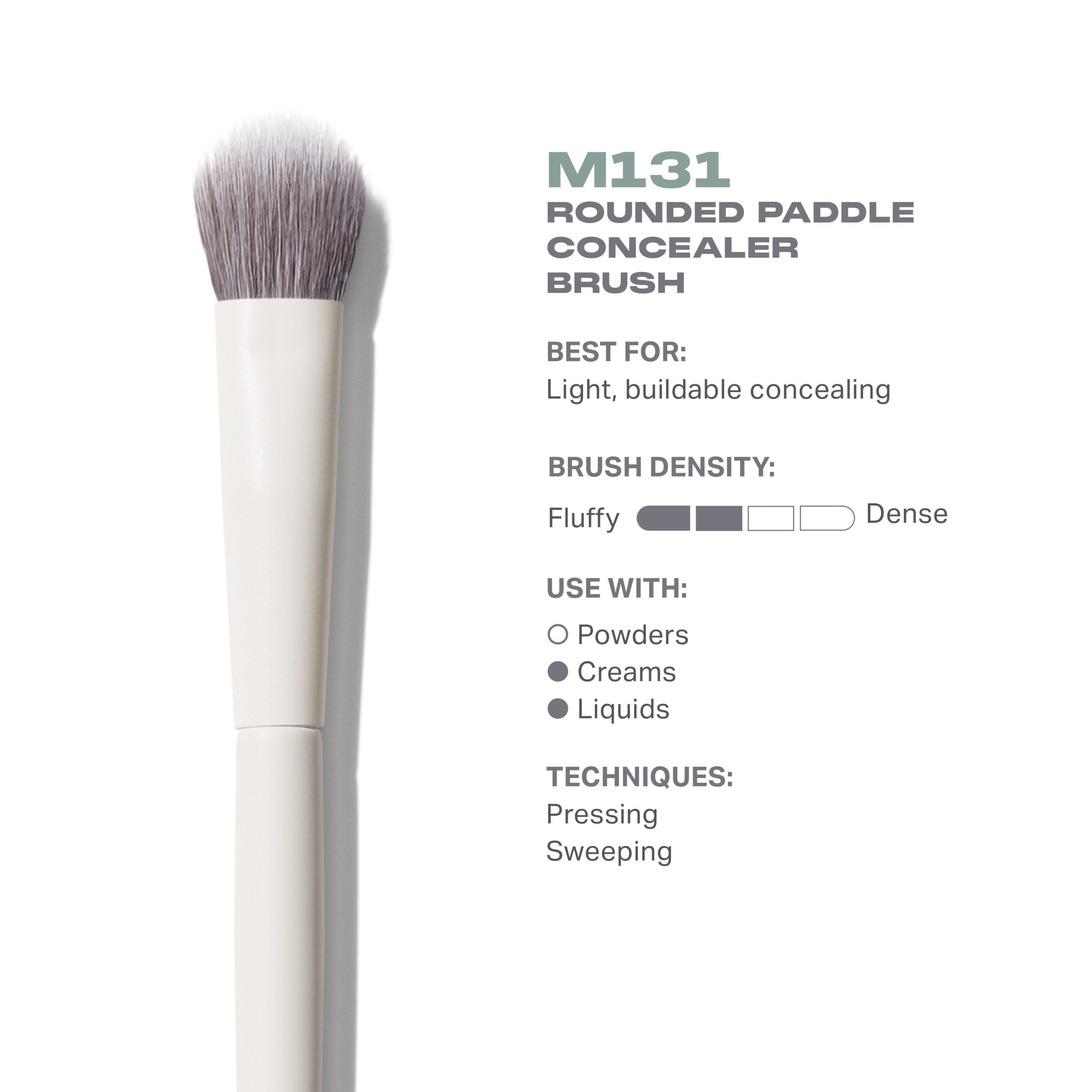 Morphe M131 Rounded Paddle Concealer Brush