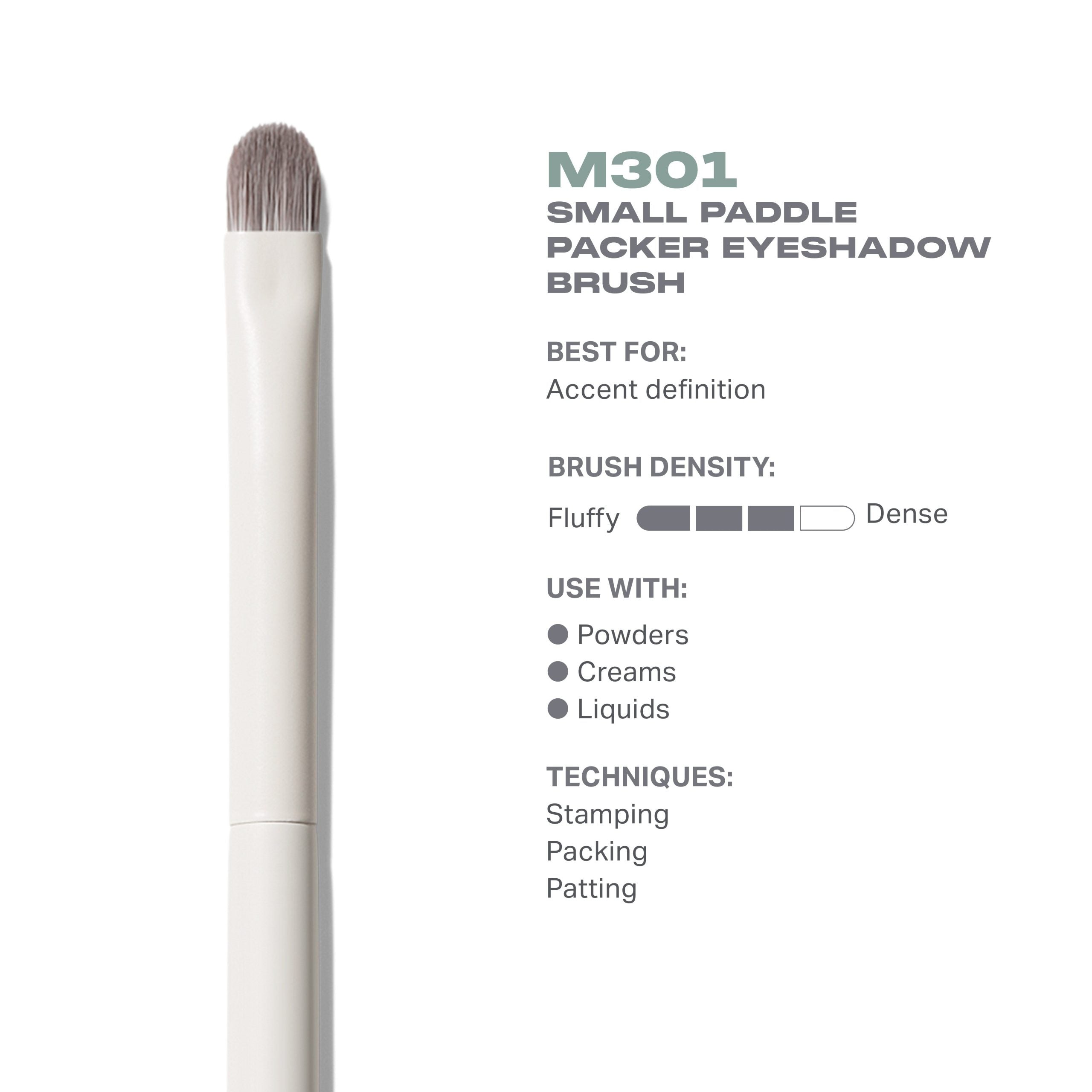 Morphe M301 Small Paddle Packer Eyeshadow Brush