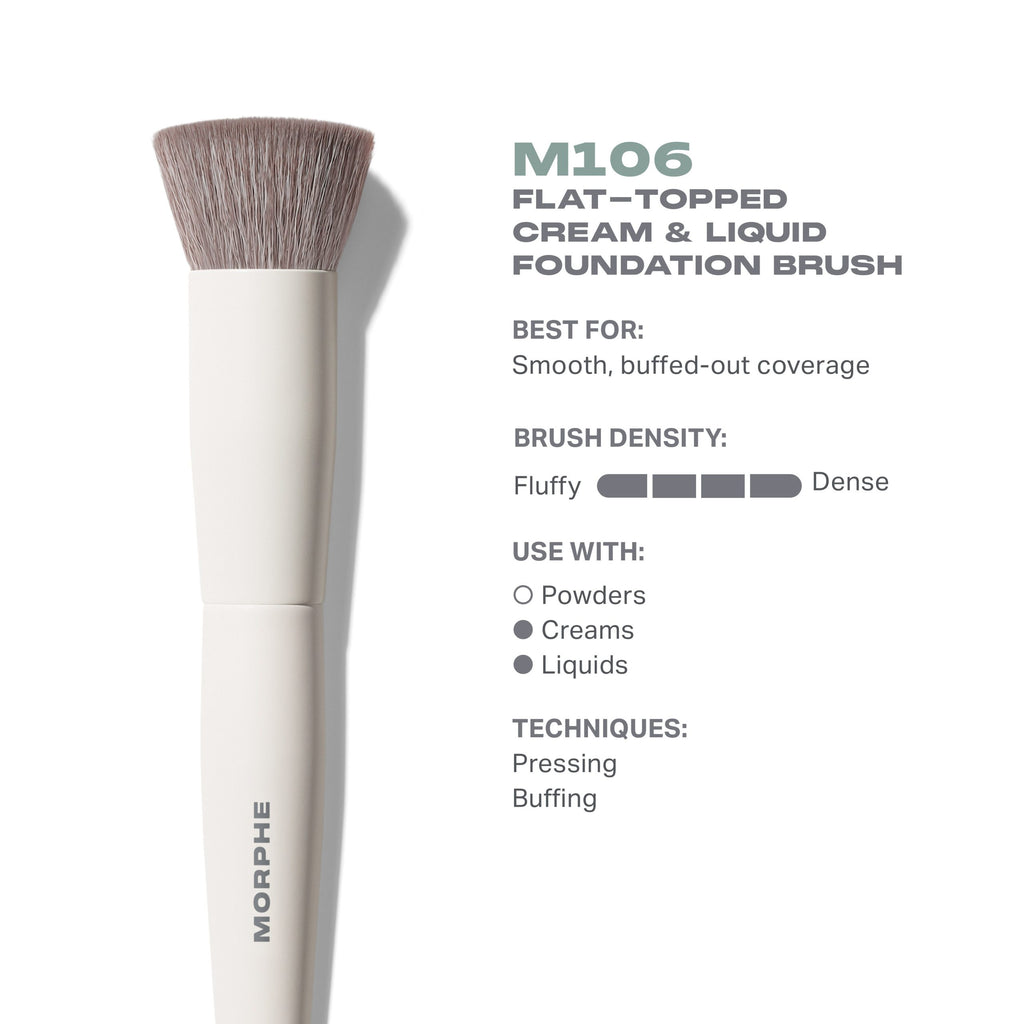 Morphe M106 Flat-Topped Foundation Brush