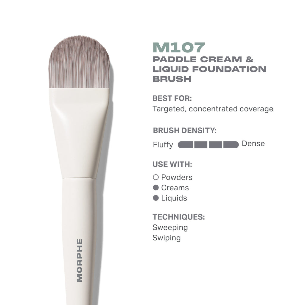 Morphe M107 Paddle Cream & Liquid Foundation Brush