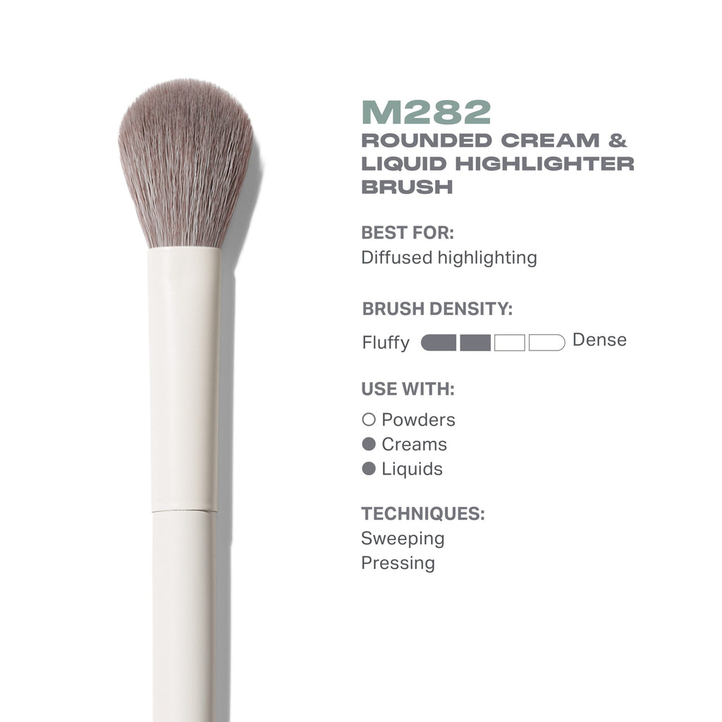 Morphe M282 Rounded Cream & Liquid Highlight Brush