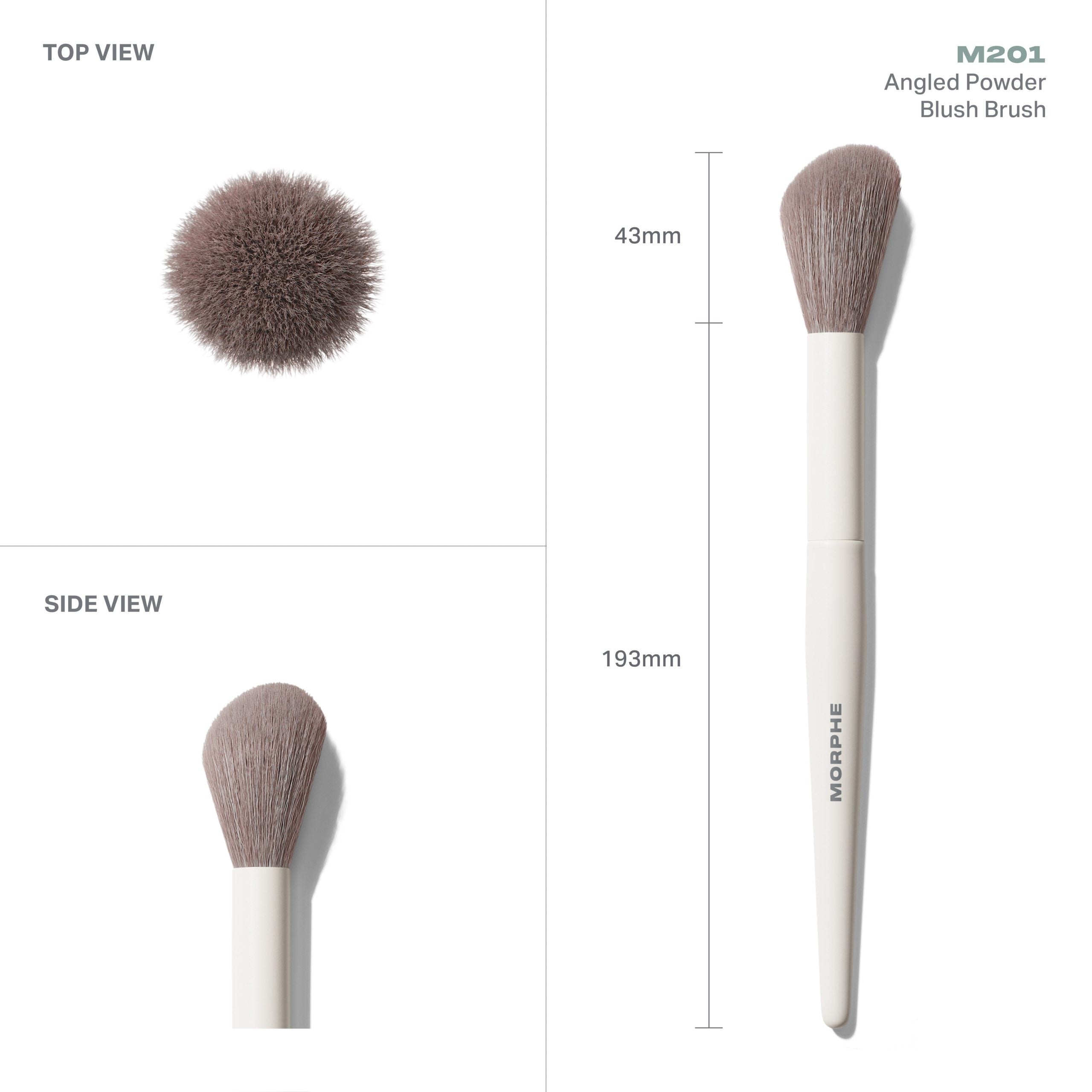 Morphe M201 Angled Powder Blush Brush