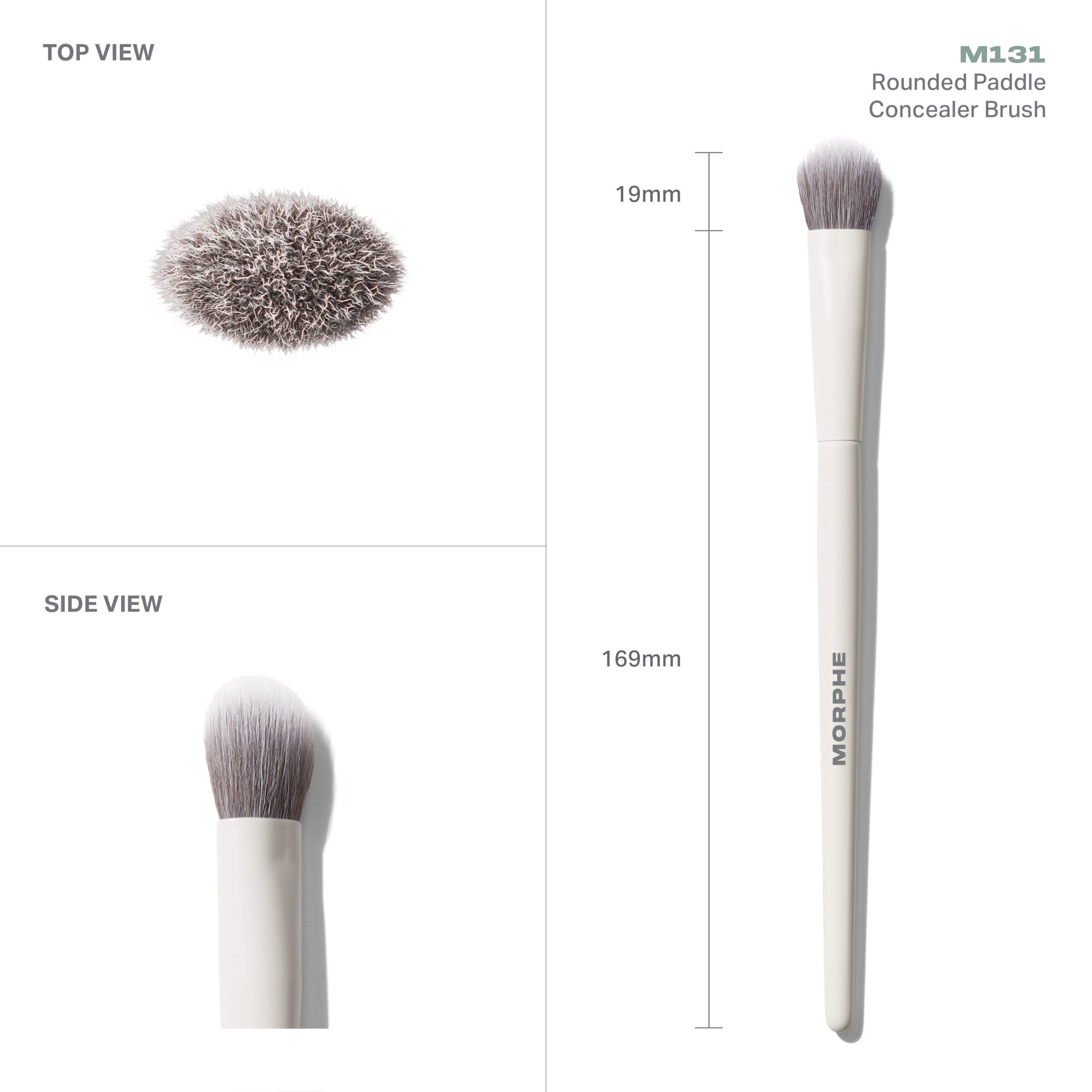 Morphe M131 Rounded Paddle Concealer Brush