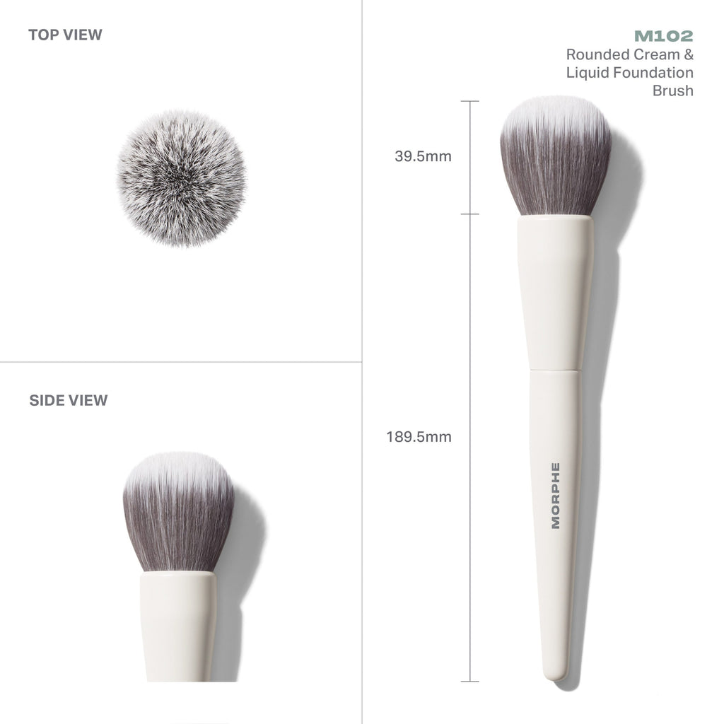 Morphe M102 Rounded Cream & Liquid Foundation Brush