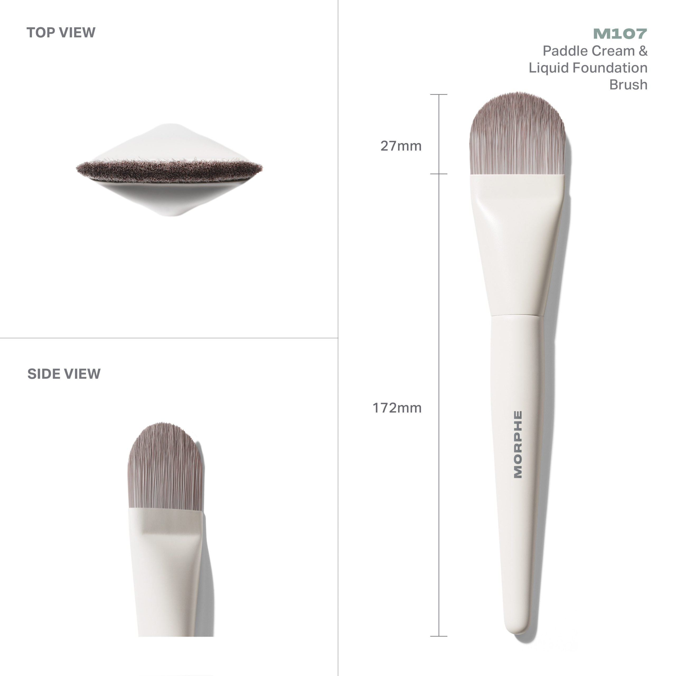 Morphe M107 Paddle Cream & Liquid Foundation Brush