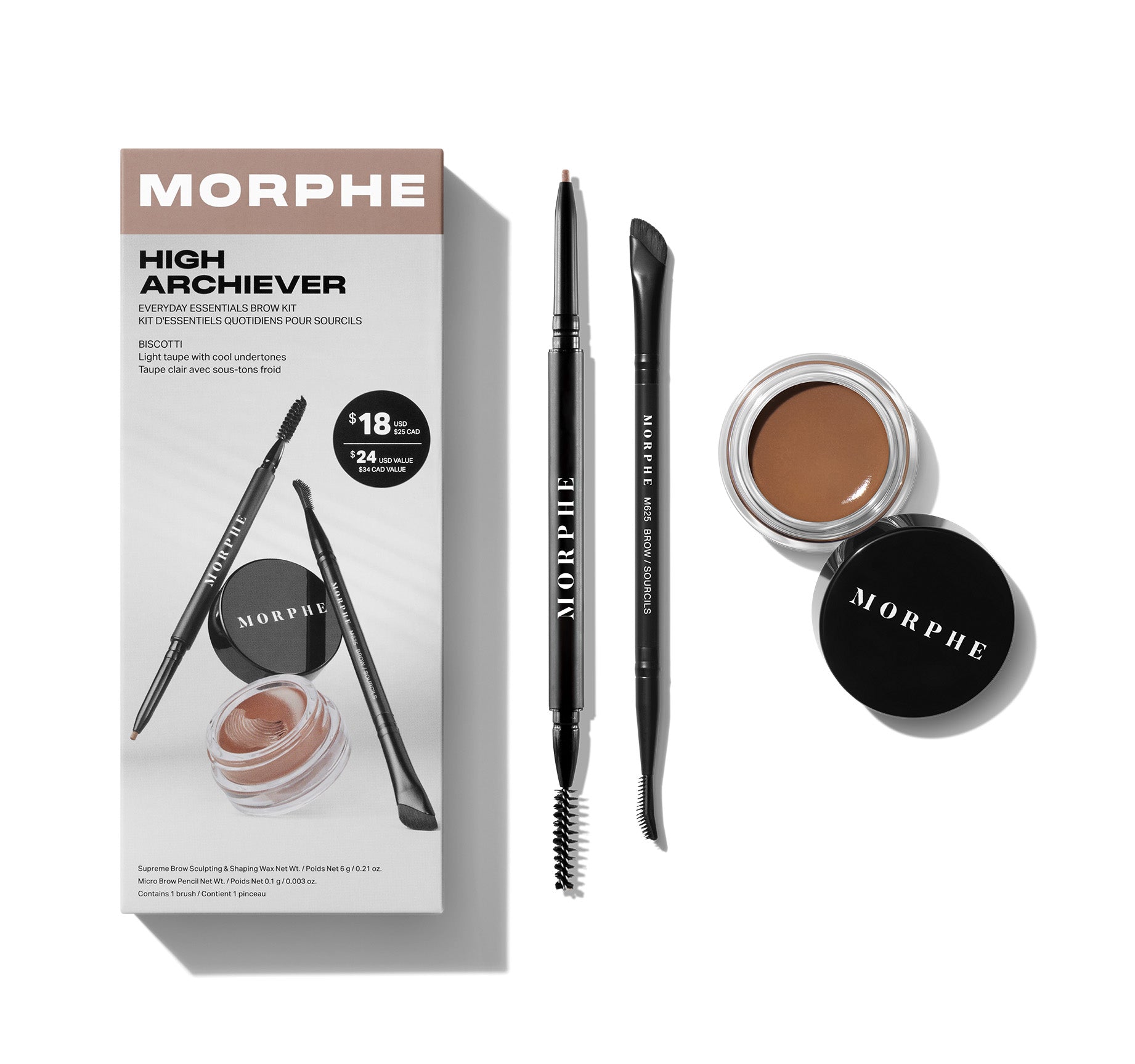 Morphe High Archiever Everyday Essentials Brow Kit