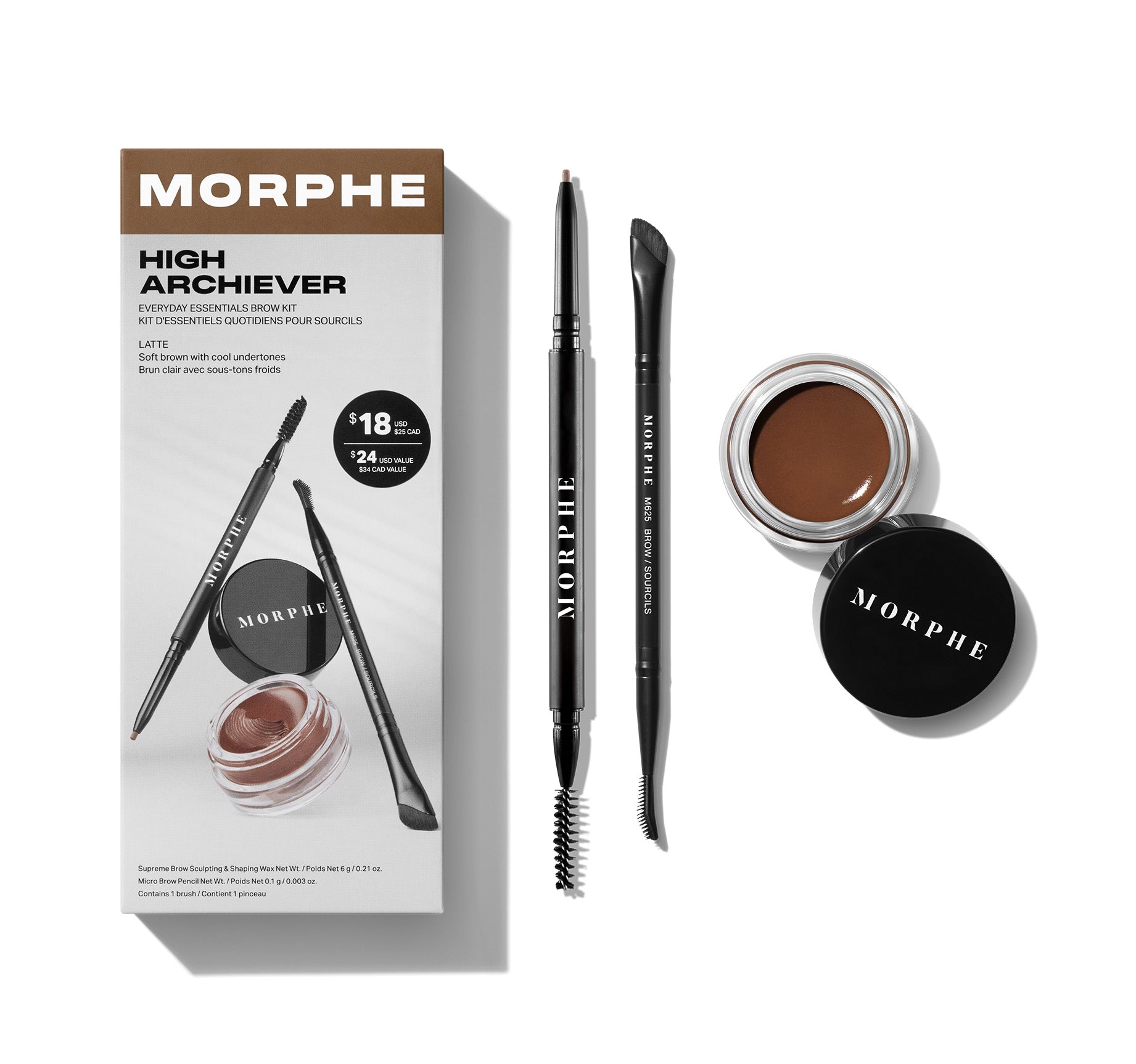 Morphe High Archiever Everyday Essentials Brow Kit