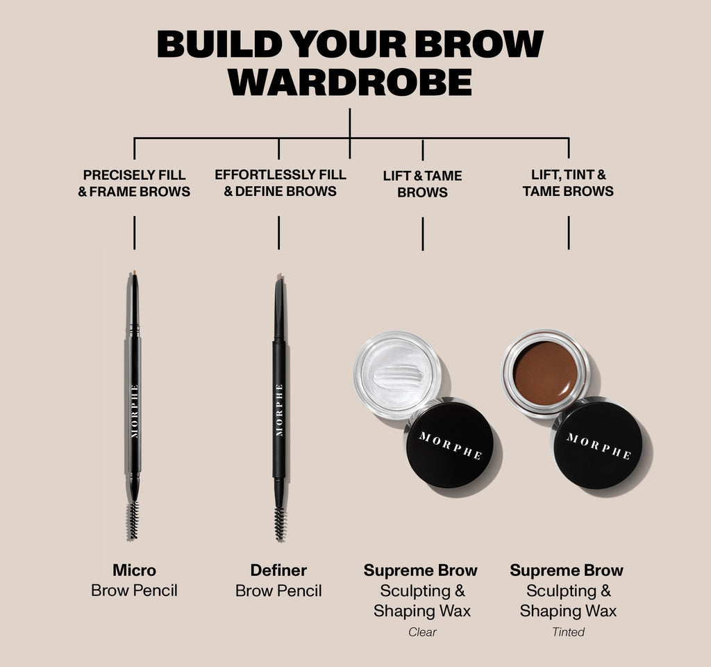 Morphe Definer Dual-Ended Brow Pencil & Spoolie