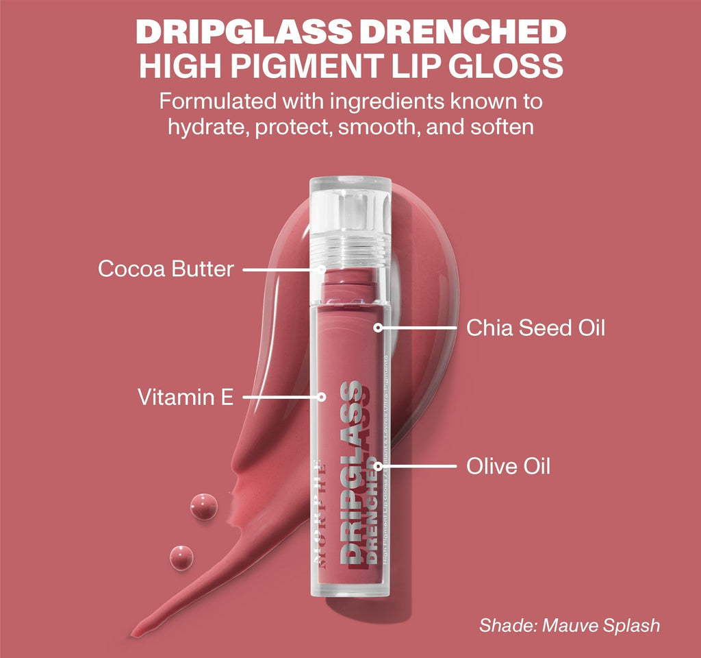 Morphe Dripglass Glazed High Shine Lip Gloss