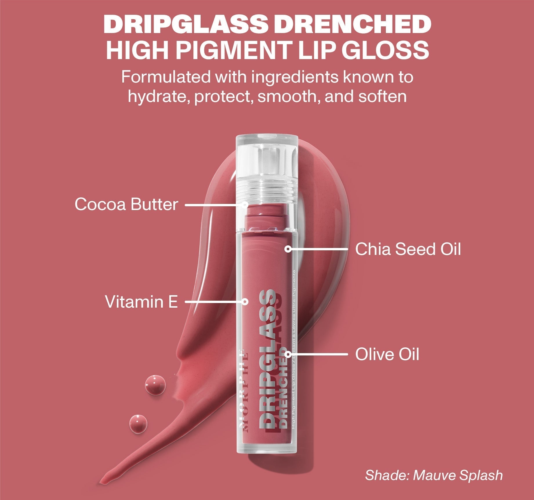 Morphe Dripglass Glazed High Shine Lip Gloss