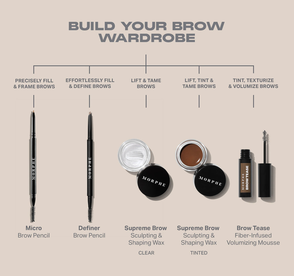 Morphe Brow Tease Fiber-Infused Volumizing Mousse