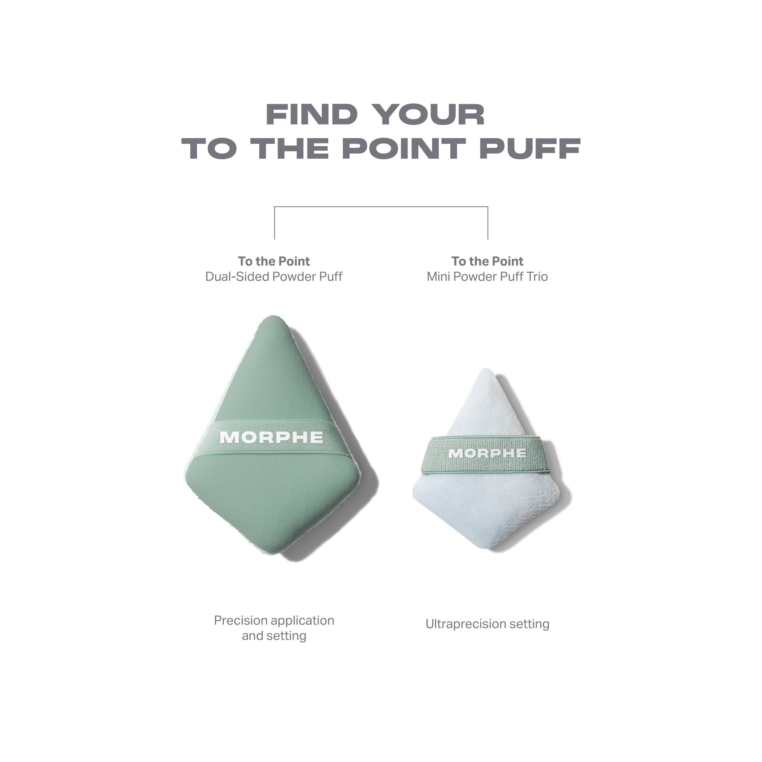 Morphe To The Point Mini Powder Puff Trio