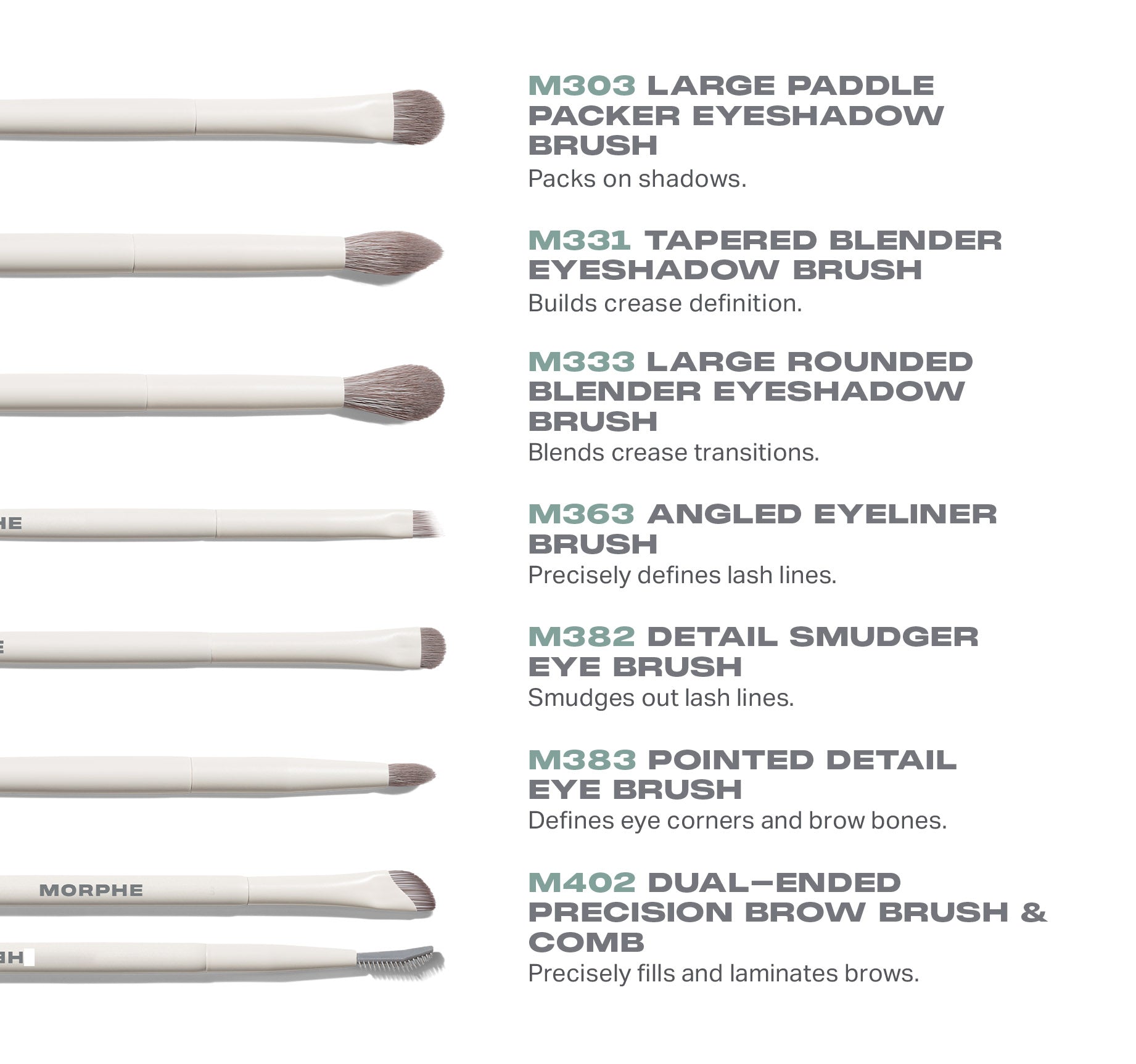 Morphe Eye Want It All 7-Piece Eye Brush Set