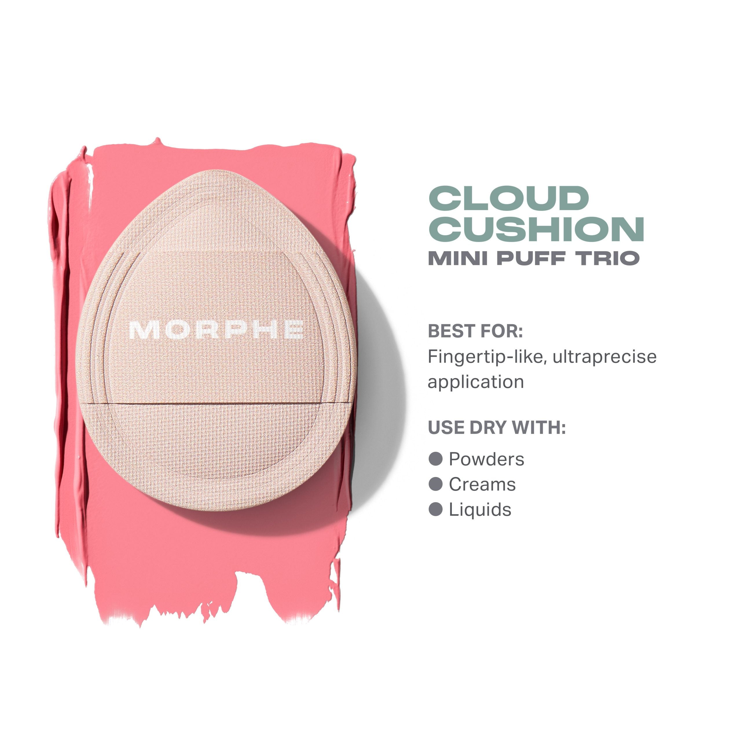 Morphe Cloud Cushion Mini Puff Trio
