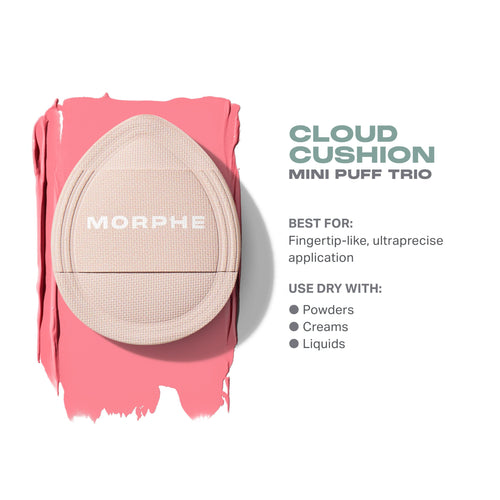 Morphe Cloud Cushion Mini Puff Trio