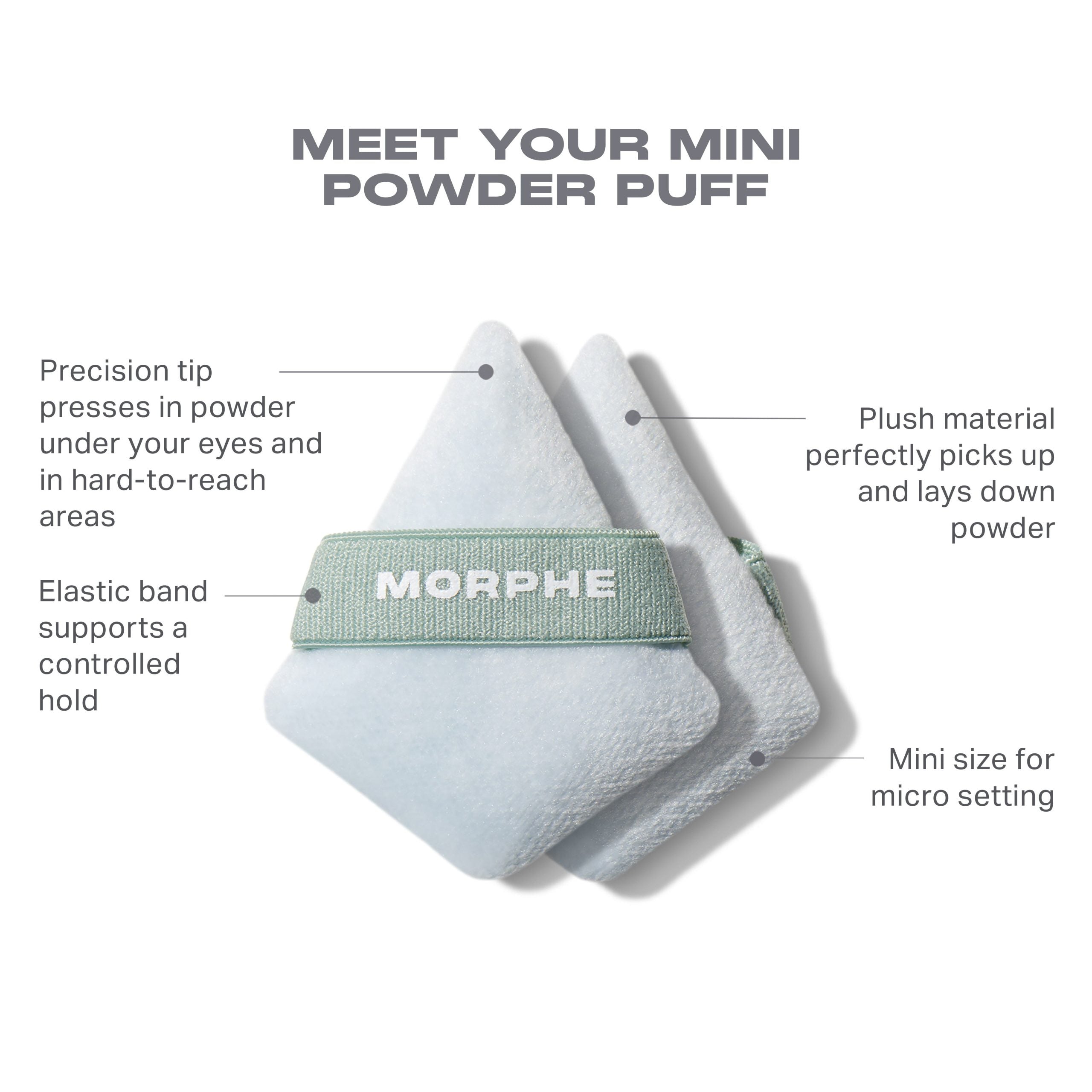 Morphe To The Point Mini Powder Puff Trio