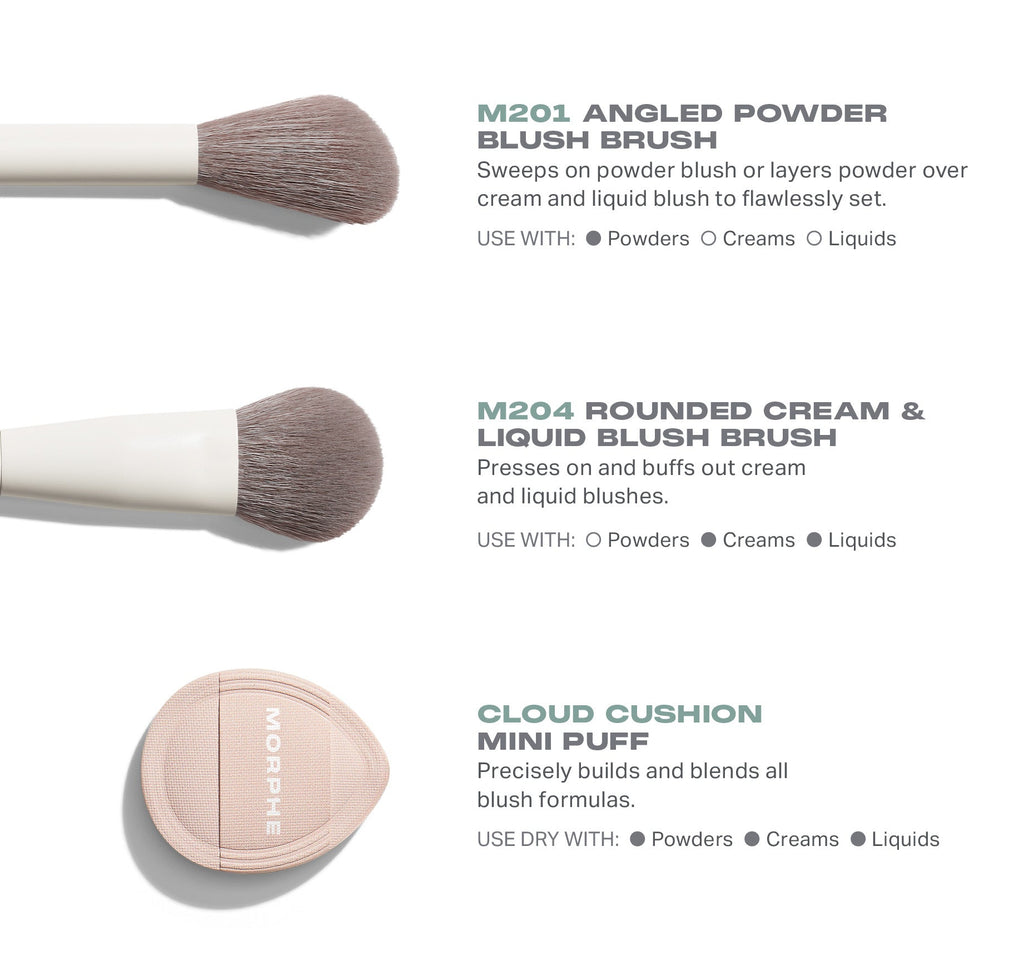 Morphe Blush Layering Tool trio