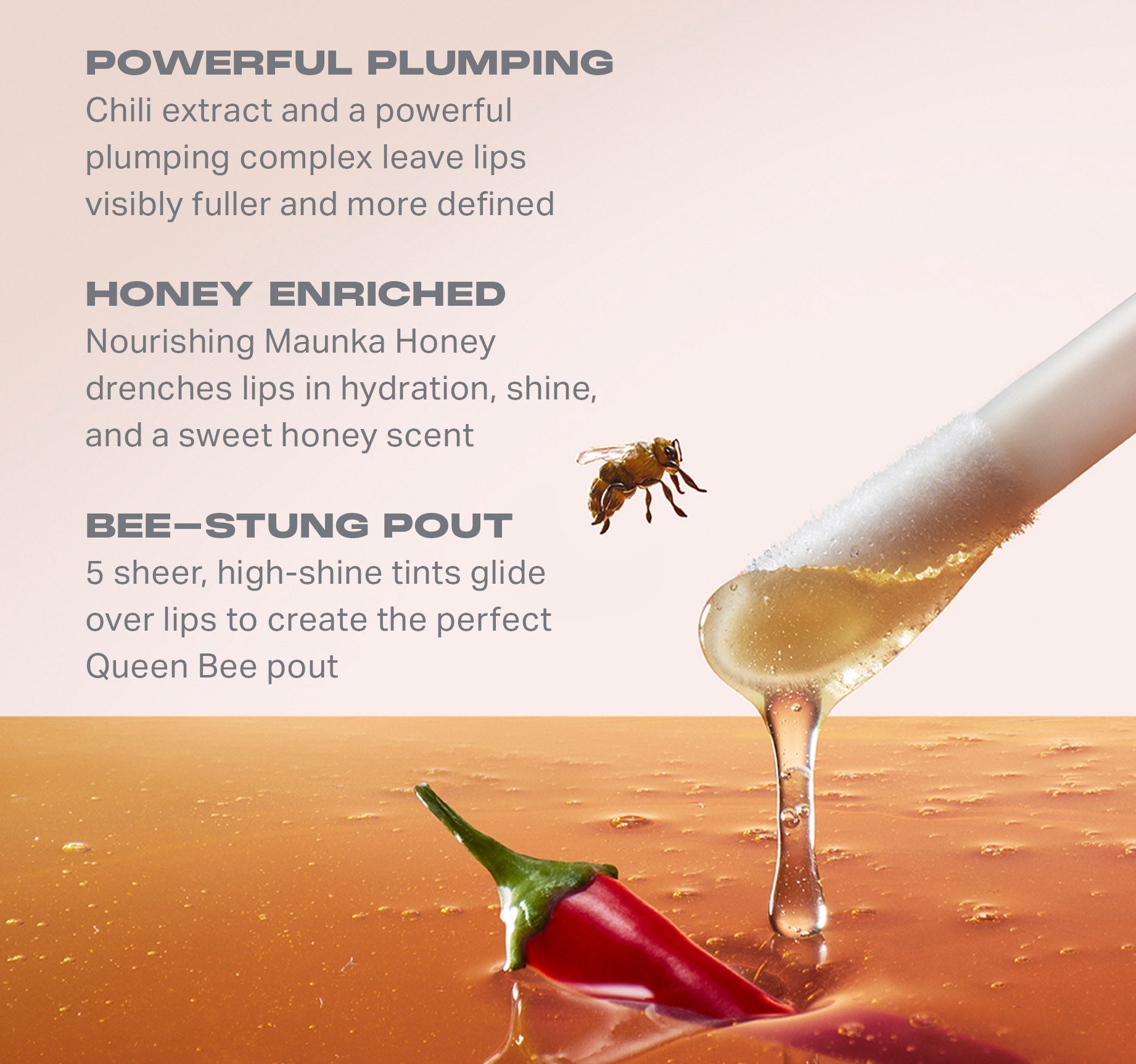 Morphe Hot Honeys Plumping Lip Oil